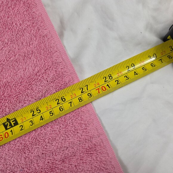 Vintage Palatial Pink Bath Towel 100% Cotton Soft Absorbent Made In USA - Picture 8 of 8